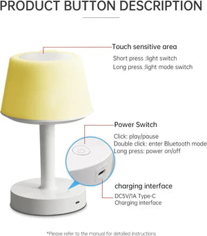 Telawah - Quran Speaker Desk Lamp